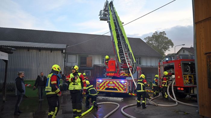Ausbildungsübung : Feuerwehraufgebot in Schmalkalden